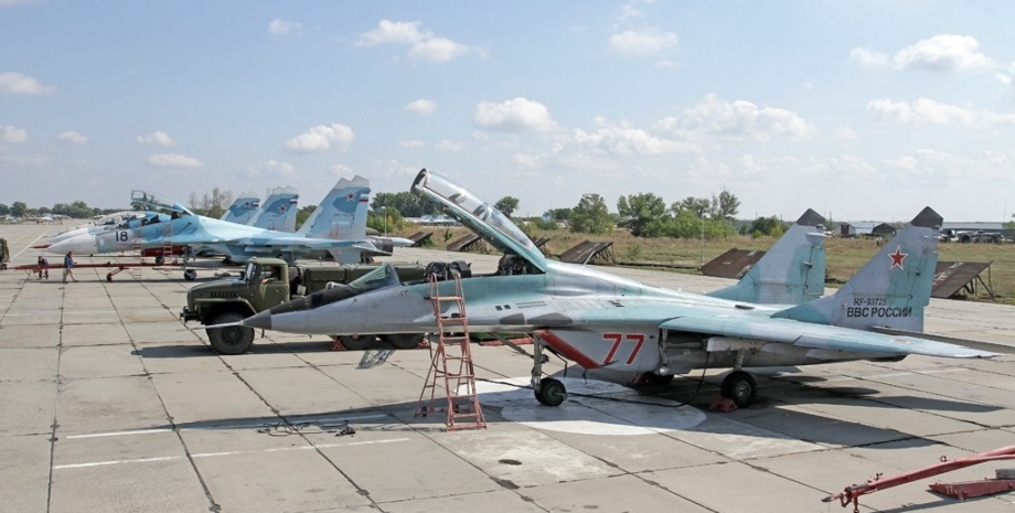 Су-27, росія, знищені літаки, атака дронів, війна в україні, кущевская