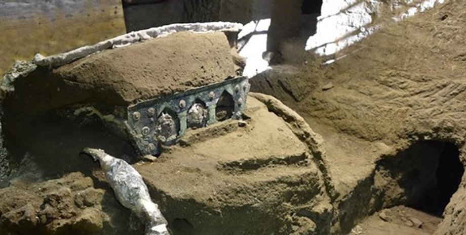 Помпеи, колесница, археологи, находка, свадебная церемония