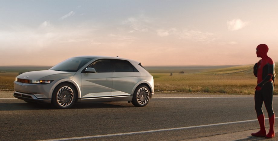 Hyundai Ioniq 5, авто Спайдермена, електромобіль Hyundai Ioniq 5, новий Hyundai Ioniq 5, Людина-павук, Спайдермен