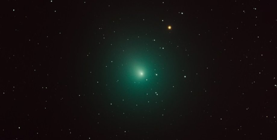 Любительский снимок кометы 46P/Виртанена 4 декабря 2018 года