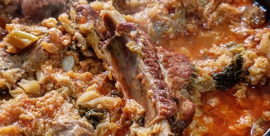 кассула, тушеная капуста с мясом, итальянская кухня