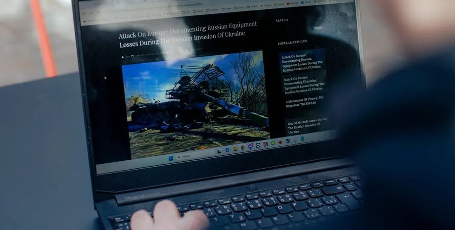 OSINT-сайт Oryx, якуб яновський, війна в Україні