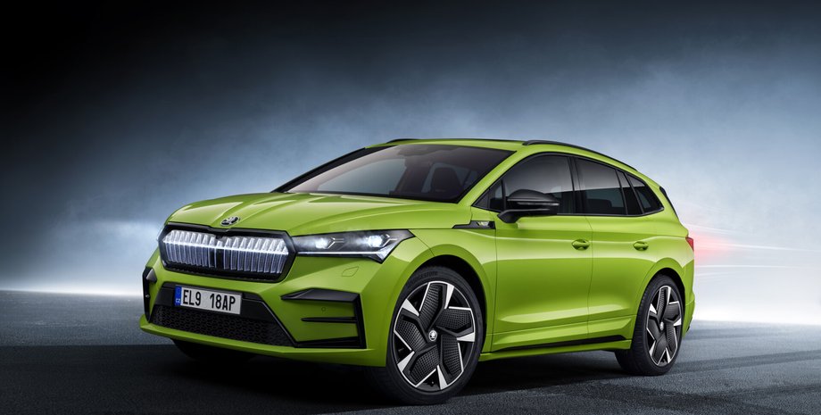 Електромобіль Skoda Enyaq iV RS, Електромобіль Skoda Enyaq, Skoda Enyaq iV RS, Skoda Enyaq, новий Skoda Enyaq