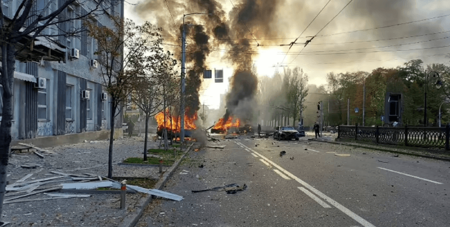 обстрел, ракетный обстрел, киев