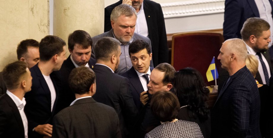 Зеленский, Рада, депутаты, фото, роспуск Рады