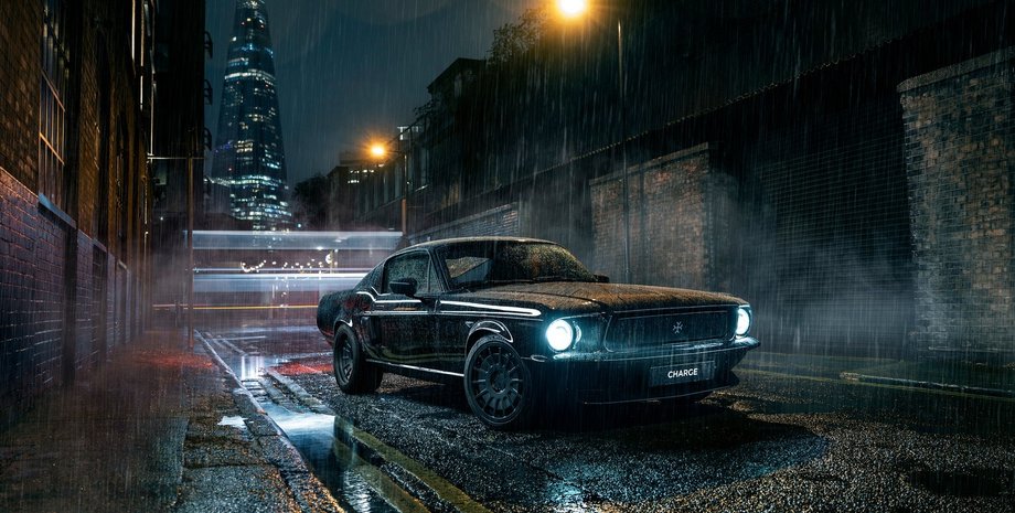 Електромобіль Ford Mustang, електромобіль Ford Mustang, Ford Mustang 1967, тюнінг Ford Mustang