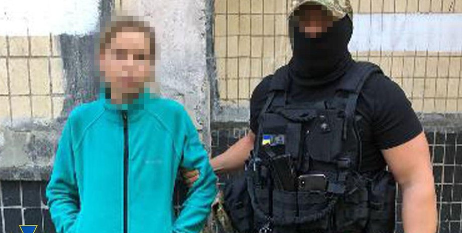 СБУ, задержание, Служба безопасности Украины, корректировщица, информатор, предательница