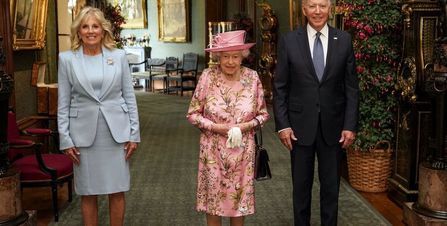 визит джо байдена в англию 2021, встреча королевы елизаветы с джо байденом, президент сша, чаепитие с королевой