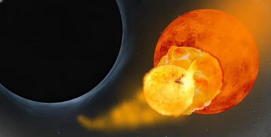 звезда, черная дыра