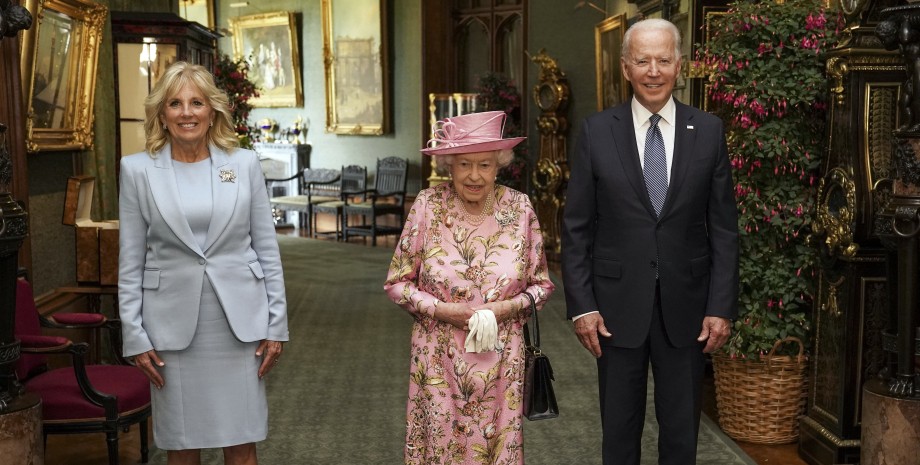 візит джо байдена до Англії 2021, зустріч королеви єлизавети з джо байденом, президент сша, чаювання з королевою