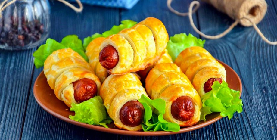 сосиски в тесті, рецепт