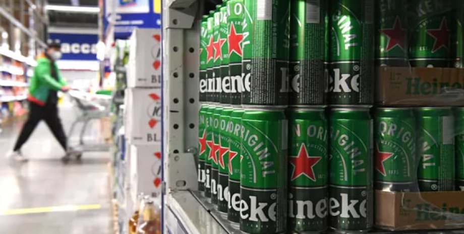 Пиво, Heineken, магазин, компания, бизнес, РФ, война в Украине