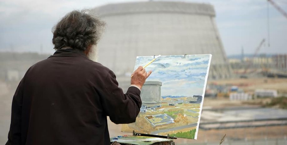 художник, рисунок, аэс, курская аэс, живопись