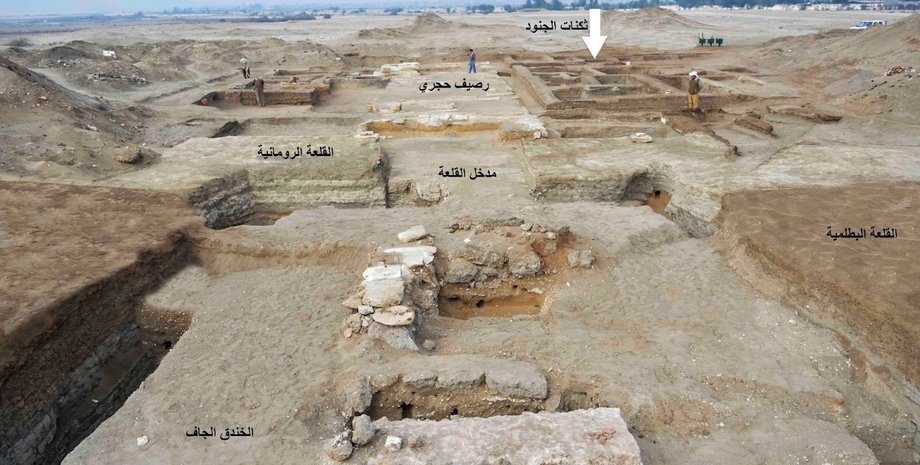 раскопки пустыня крепость история археология исследования