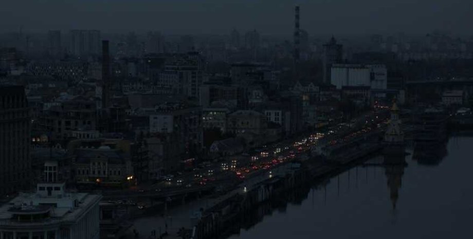 відключення світла, Київ