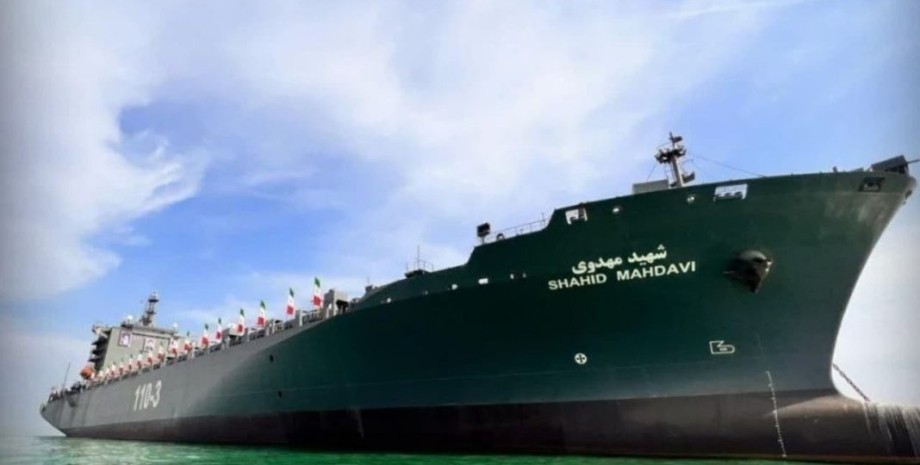 иранский корабль с бпла