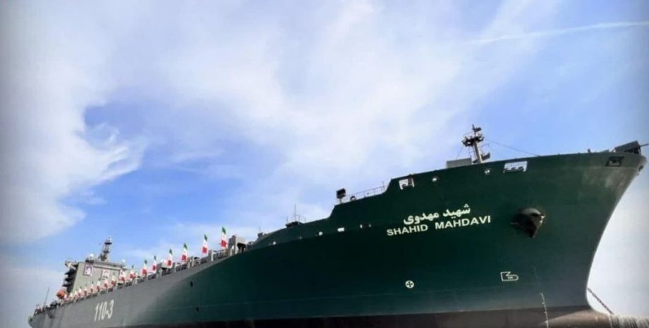 іранський корабель з бпла