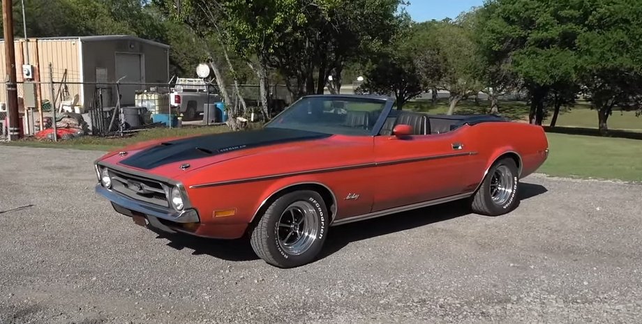 Ford Mustang 1971, Ford Mustang, Ford Mustang Cobra Jet, кабриолет Ford Mustang