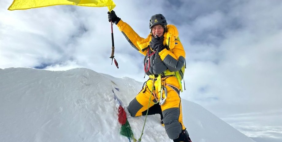 альпіністка, антоніна самойлова, еверест, вершина, гора, непал, війна з росією