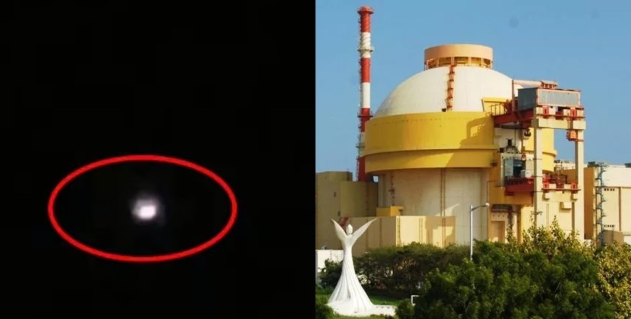 НЛО поруч з атомною електростанцією в Індії, АЕС, НЛО, НАО, позаземні кораблі, спостереження НЛО, гаряча точка,