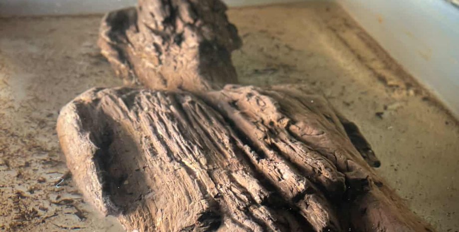 дерев'яна статуя, ємність, фото