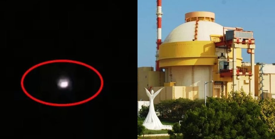 НЛО рядом с атомной электростанцией в Индии, АЭС, НЛО, НАО, внеземные корабли, наблюдение НЛО, горячая точка,