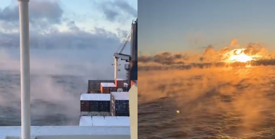 океан кипіння фото Коли кипить океан: український працівник судна показав неймовірне явище природи