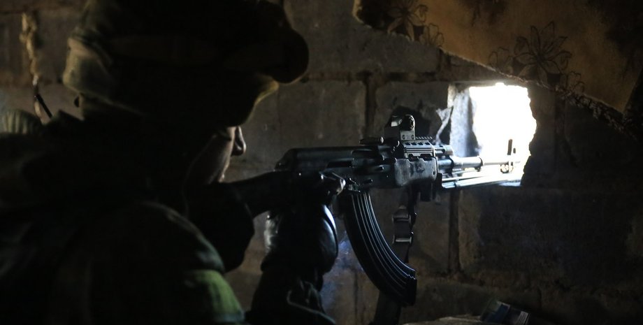 Боец АТО / Фото пресс-центра АТО