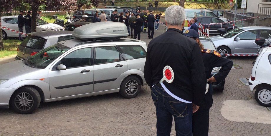 На месте взрыва в Риме / Фото: twitter.com/BLNadeau