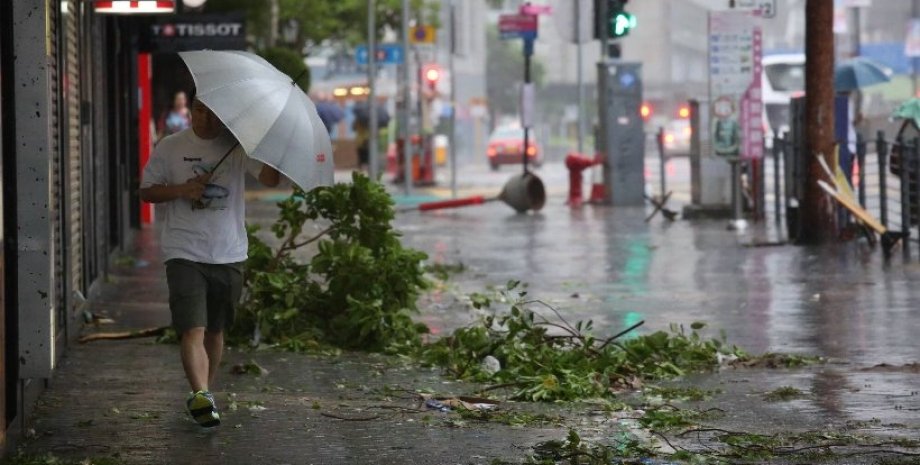 Последствия тайфуна в Китае / Фото: twitter.com/wati_iswati