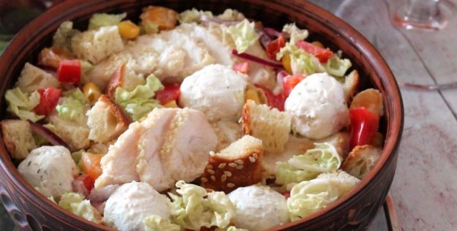 Салат "Феєрверк", салат, святковий салат, смачний салат