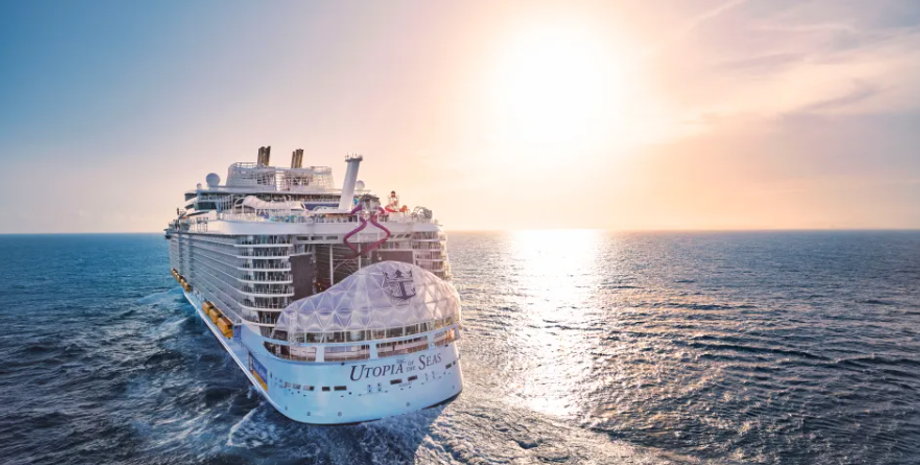 Utopia of the Seas, второй по величине круизный лайнер в мире, отдых в круизе, корабль, судно, туризм