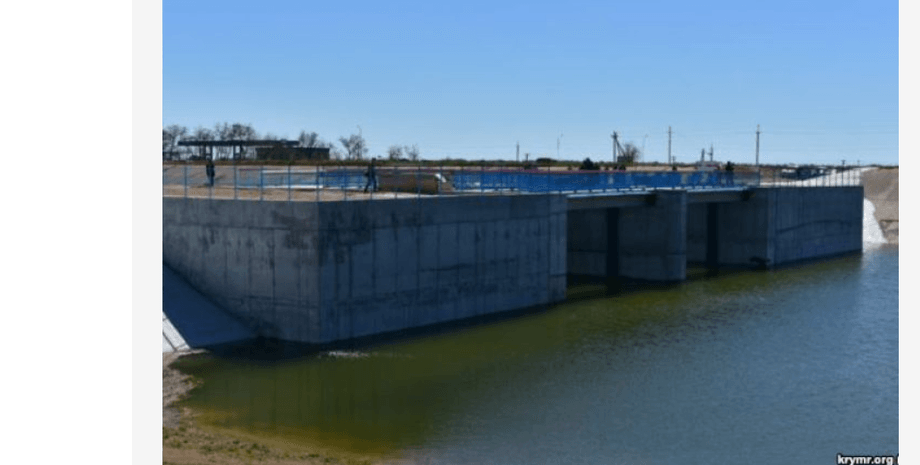 дамба, канал, вода, крым, фото, 107 км