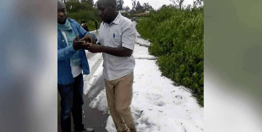 Снігопад в Камеруні, опади, Африка