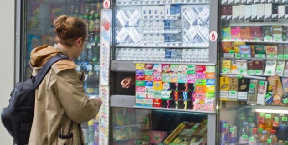 сигареты, киоск, табак