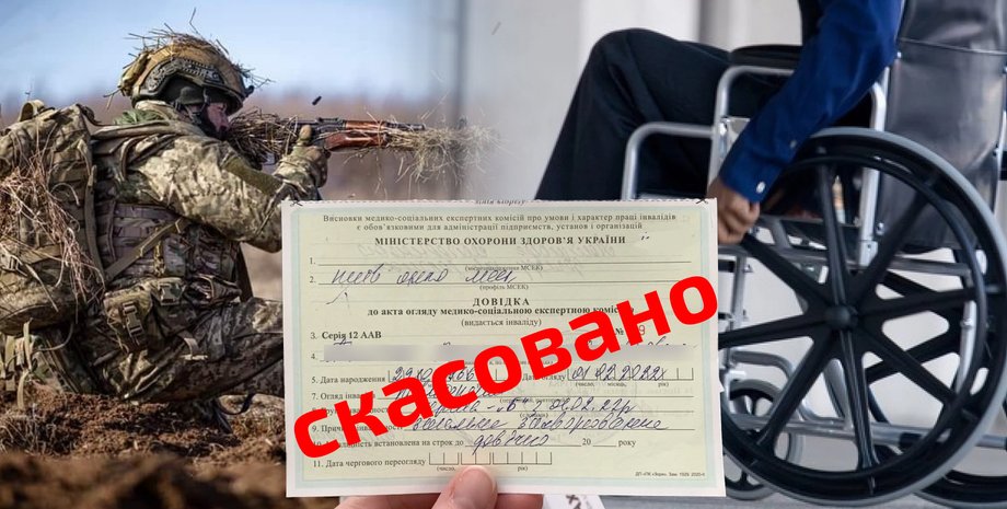 люди з інвалідністю Україна перевірка довідок МСЕК скасування інвалідності мобілізація