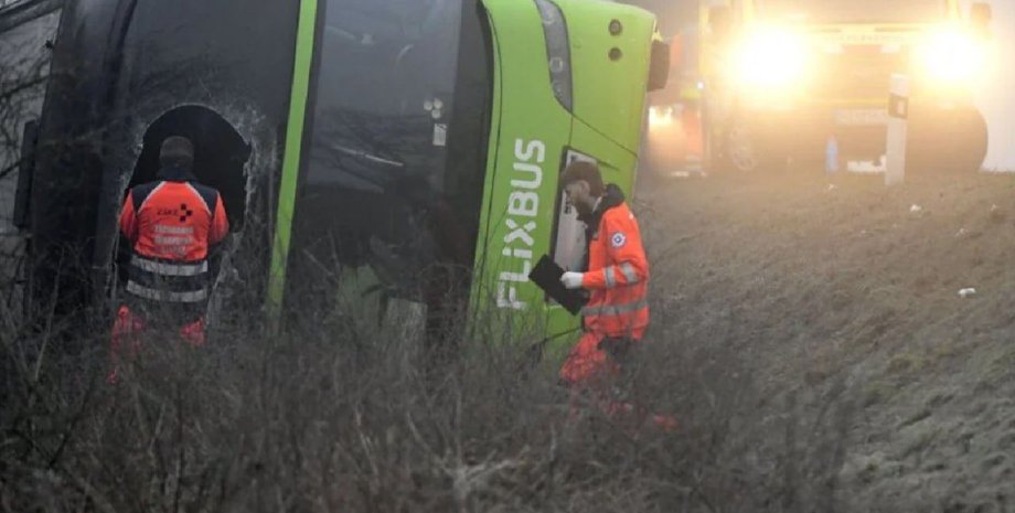 flixbus авария, авария-фликсбас-фликсбус-кошице-словакия