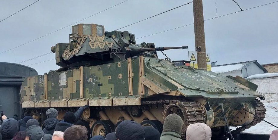 захваченная M2A2 ODS-SA Bradley