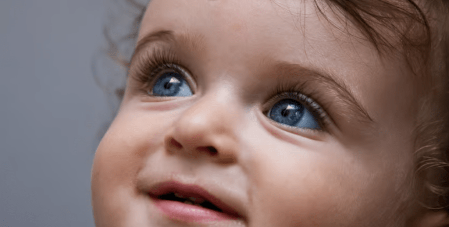 дитина, обличчя, немовля, блакитні очі