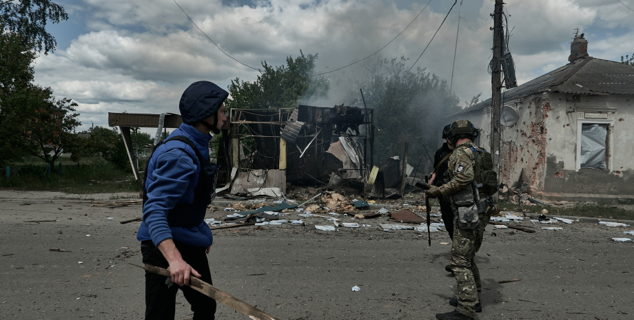 Волчанск, война, Украина, фото