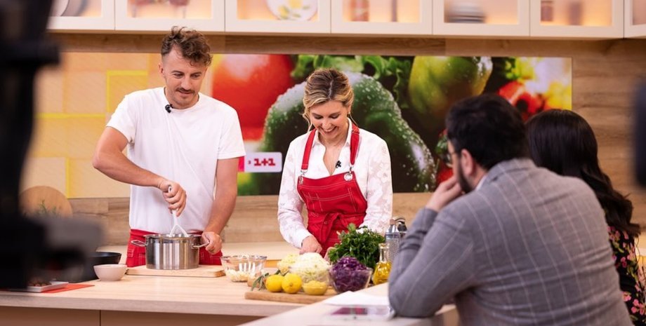 Евгений Клопотенко, Елена Зеленская, Сніданок к 1+1