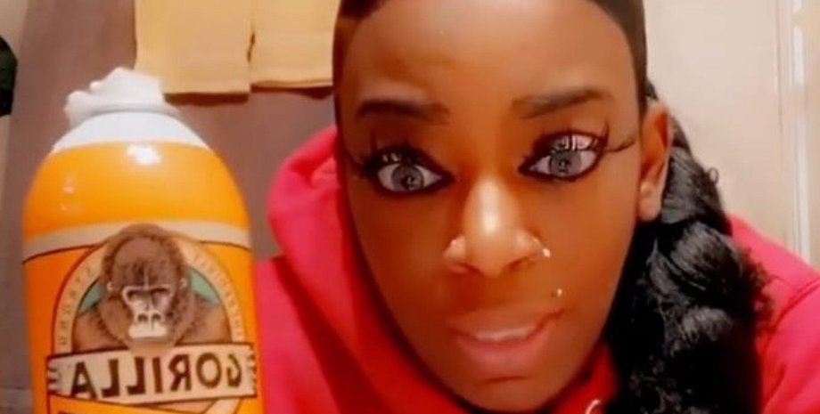 тессика браун, америка, сша, клей, волосы