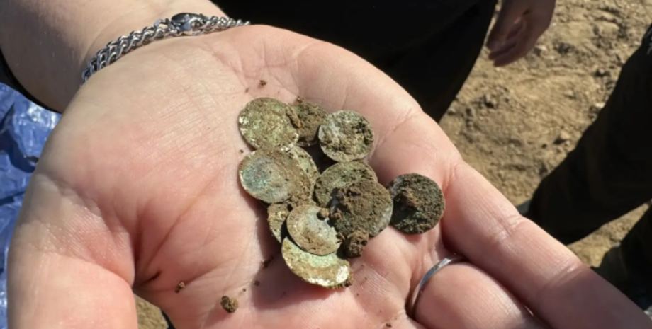 Старинные монеты, клад, находка, Чехия, археолог Филипп Велимский, артефакты, ценные вещи, фото