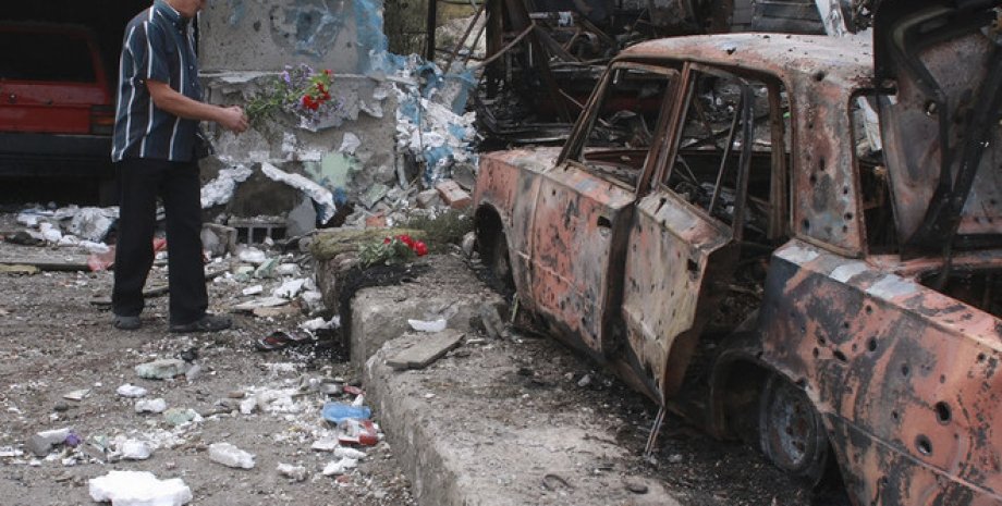 Последствия обстрела в Донецке / Фото: ЕРА