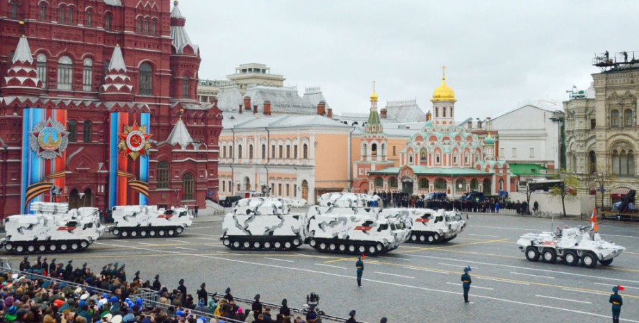 Кремль, ВС РФ, Москва, День победы, 9 мая, военный парад, Александр Лукашенко, Владимир Путин