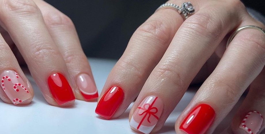 маникюр новый год, маникюр на новый год, новогодний маникюр, тренды маникюра, дизайн новогоднего маникюра