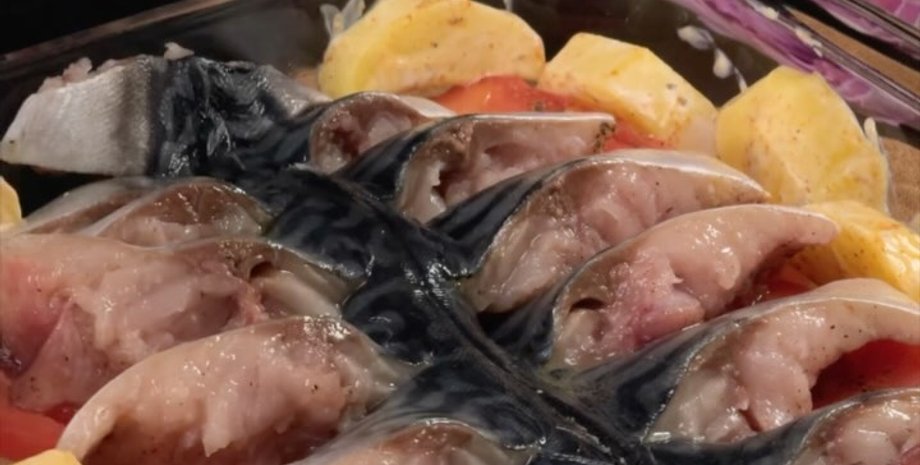 скумбрія, скумбрія в духовці