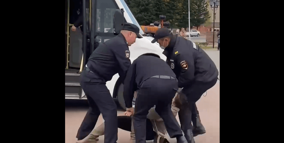 Задержания в Тыве, акции протеста в Тыве, Тува, протест против мобилизации, мобилизация в России, разогнали митинг