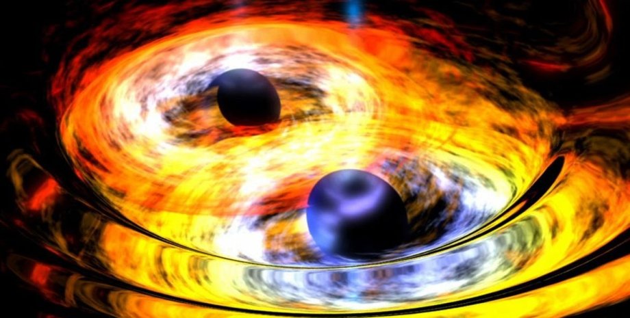 черные дыры, двойная система, две черные дыры