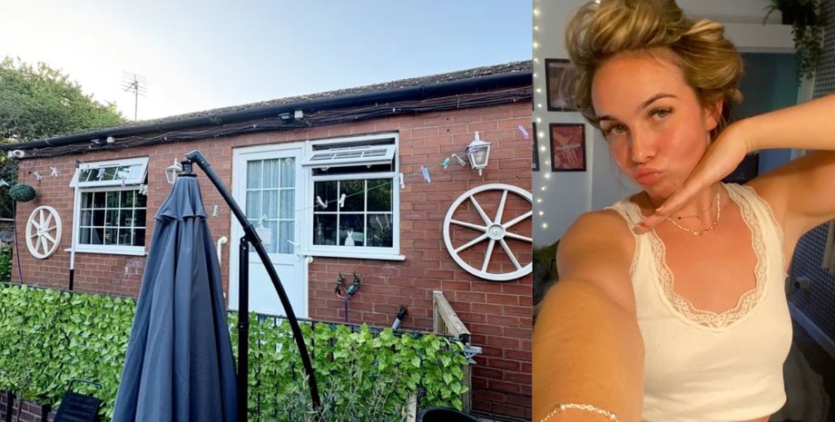 Дівчина показала своє затишне житло в бабусиному саду, яке допомогло їй накопичити гроші на нове житло